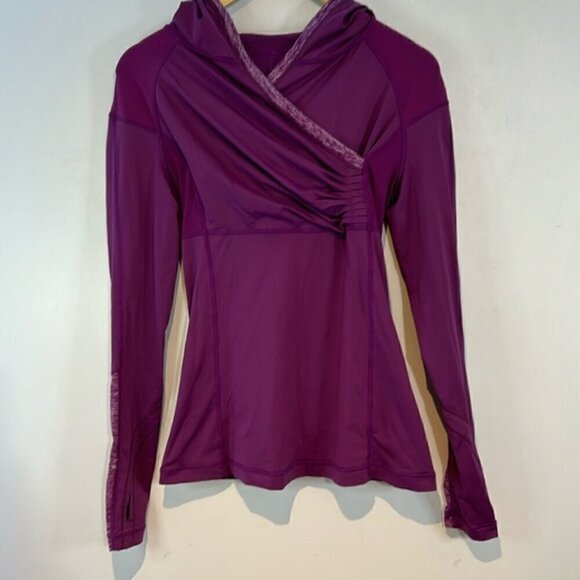 Lululemon run for your life pullover hoodie in dewberry size 4 - Picture 2 of 10
